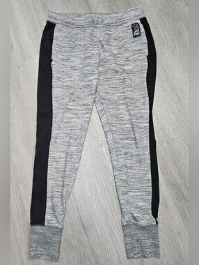 PINK Victoria's Secret Gray & Black Jogger Sweatpants Pants VS Womens  Small